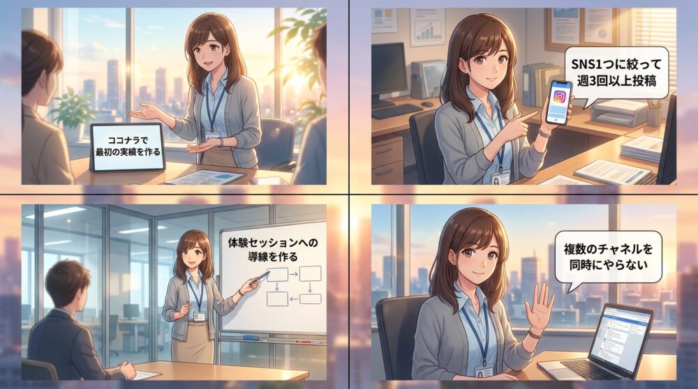 実績ゼロから始める初心者コーチが最初に選ぶべき場所