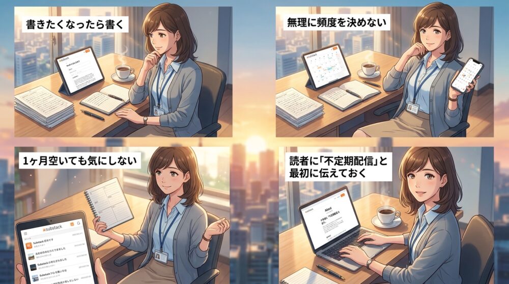 更新頻度より優先している判断軸がある