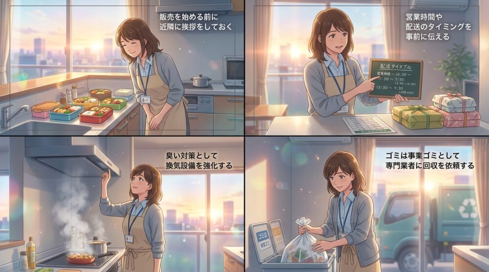 近隣への配慮を怠ると営業を続けられなくなる