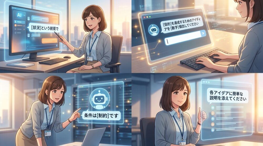 アイデア出しをお願いするとき