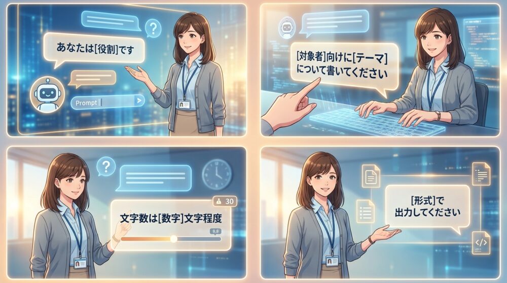 文章作成・添削を頼むとき