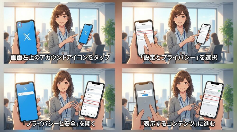 センシティブ設定とプライバシー制限を今すぐチェックする
