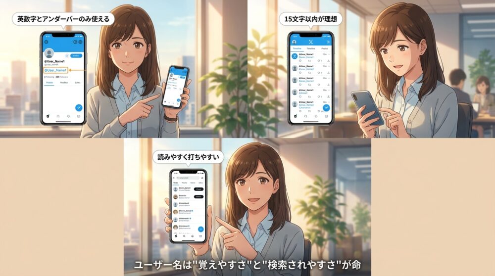 ユーザー名は