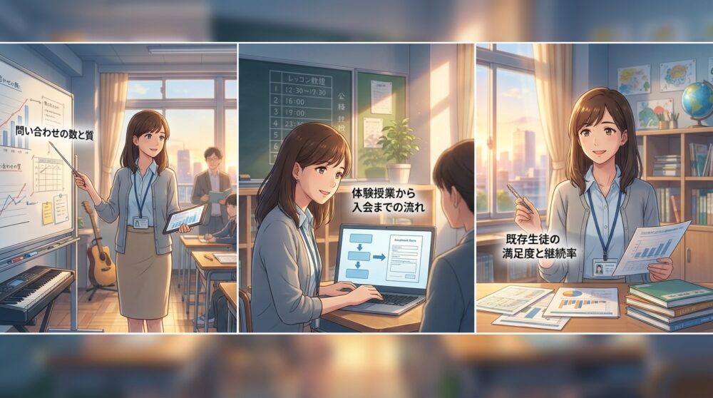 教室の現状を客観的に把握するための3つの視点