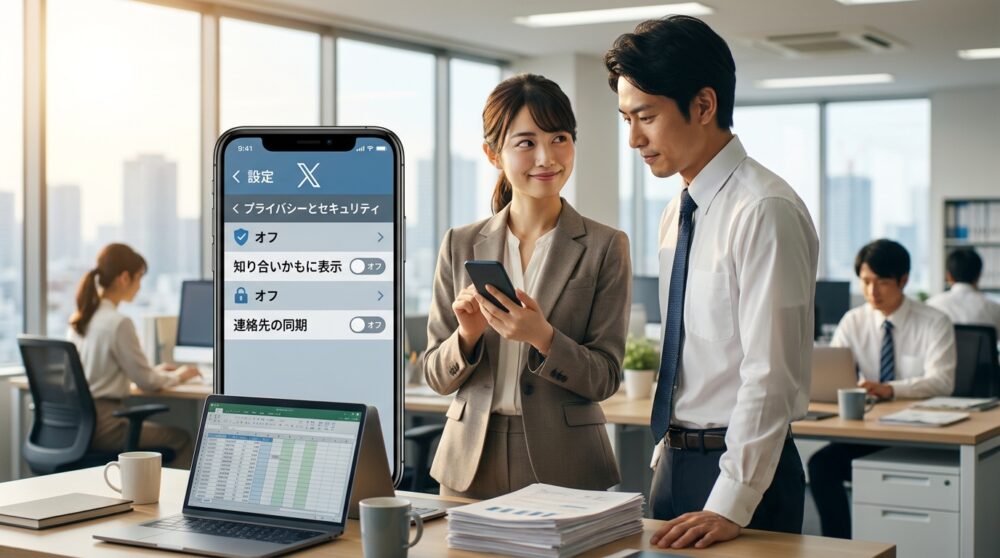 知り合いかもに表示させないための設定手順