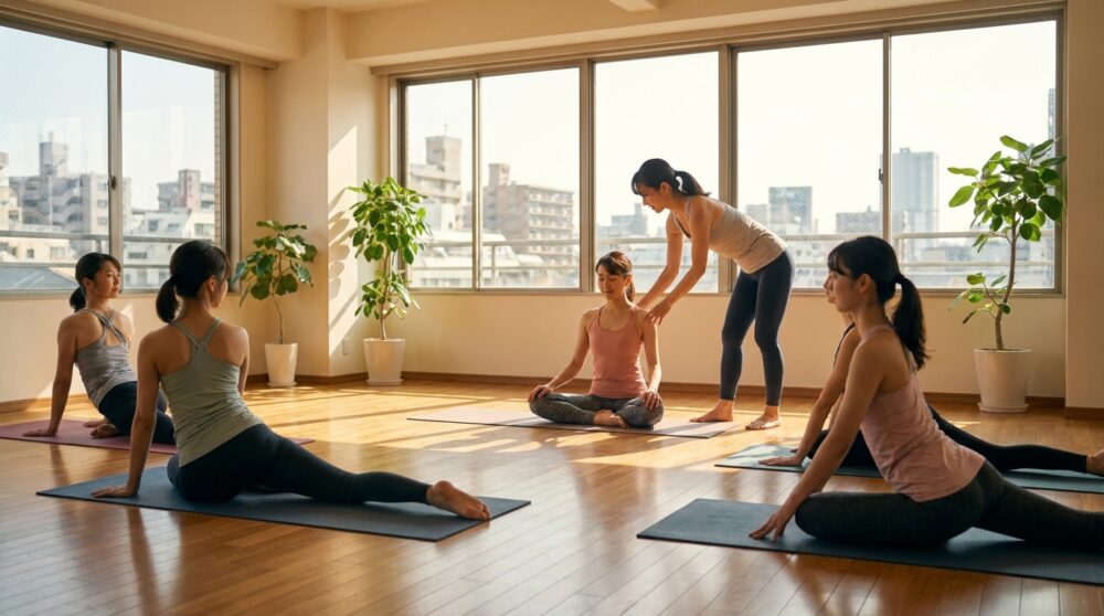 ヨガ教室の集客方法【全体像】まず押さえるべき4つの柱