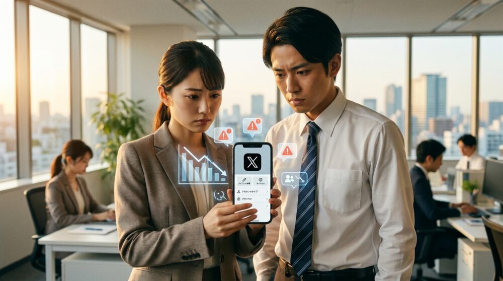 ビジネス用Xアカウントで設定を間違えると起きる損失