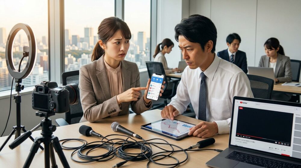 YouTubeライブ配信で集客できていない配信者が陥っている失敗パターン