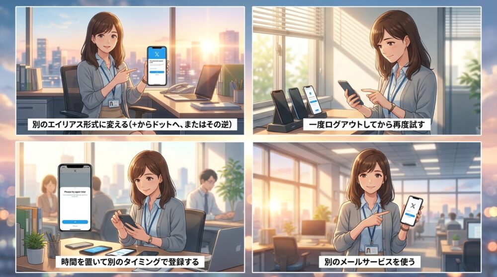 エイリアスが使えない・弾かれる場合の対処法