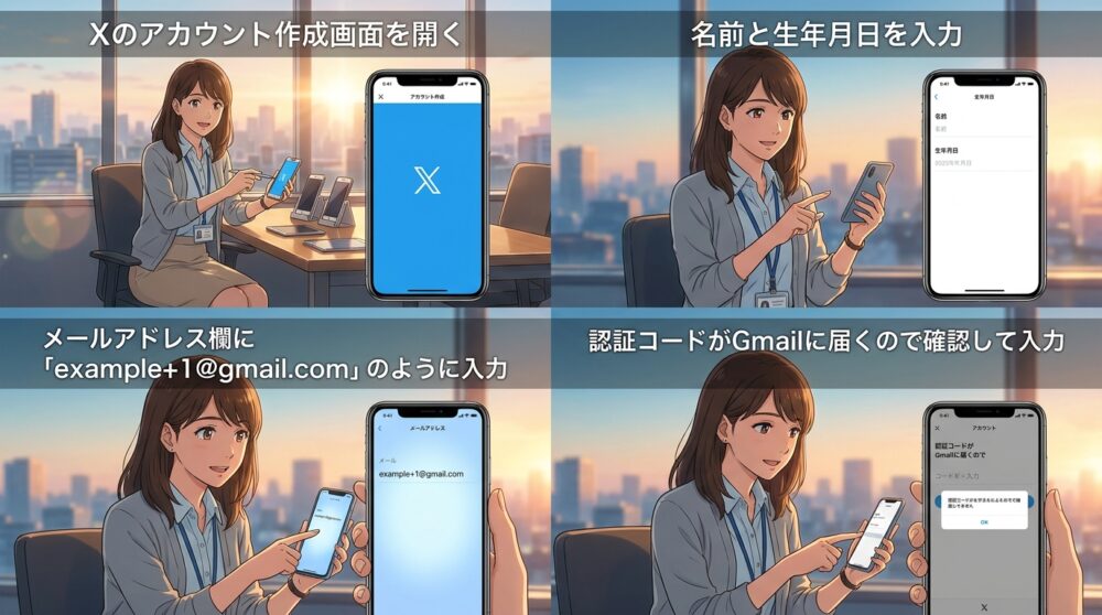 エイリアスを使った具体的な登録手順