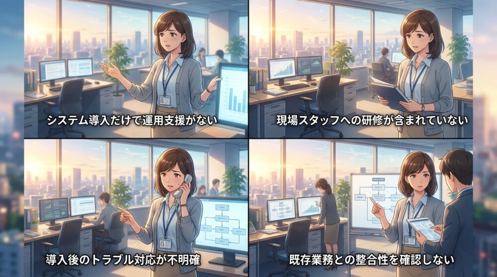 人手不足で現場が回らない施設に必要な支援範囲
