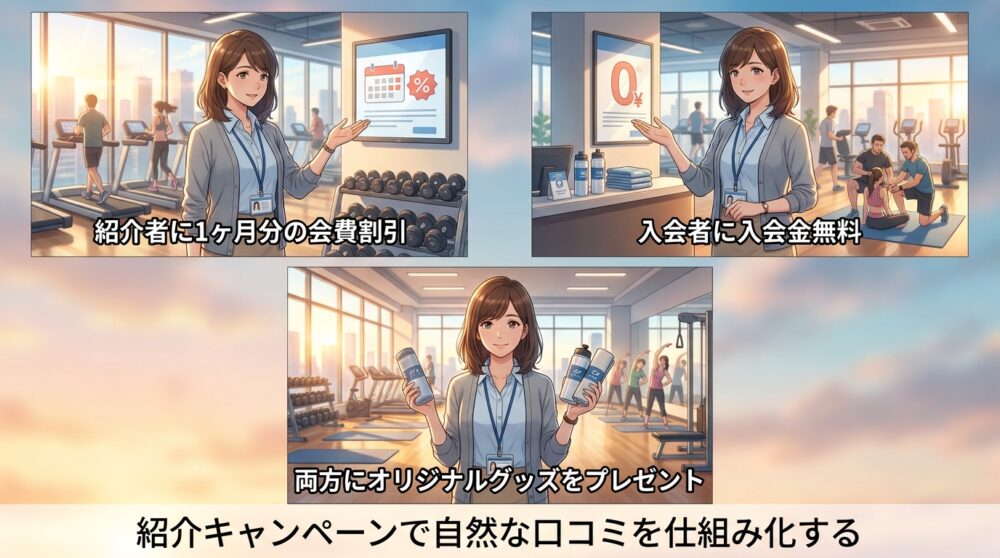 紹介キャンペーンで自然な口コミを仕組み化する
