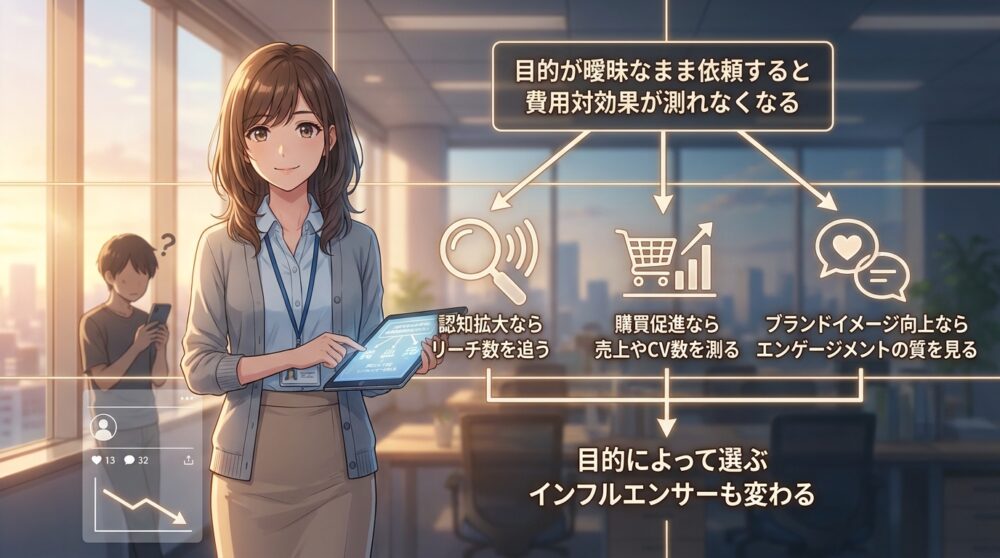 目的が曖昧なまま依頼すると費用対効果が測れなくなる