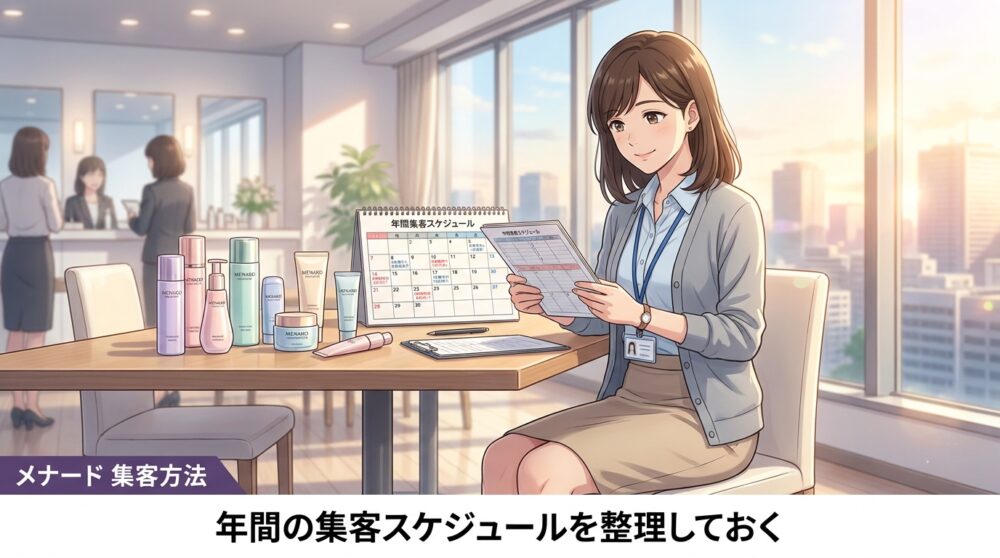年間の集客スケジュールを整理しておく
