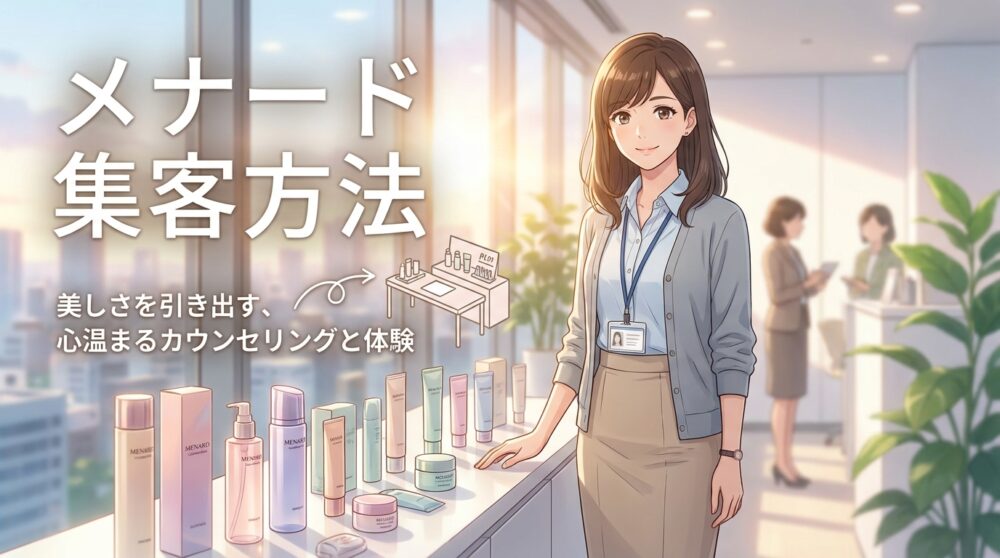 メナード 集客方法