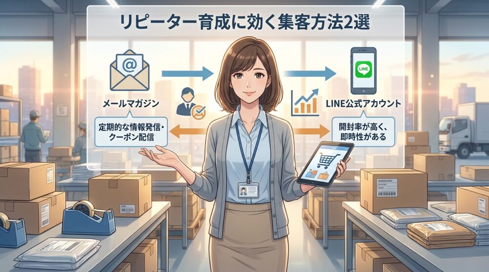 リピーター育成に効く集客方法2選