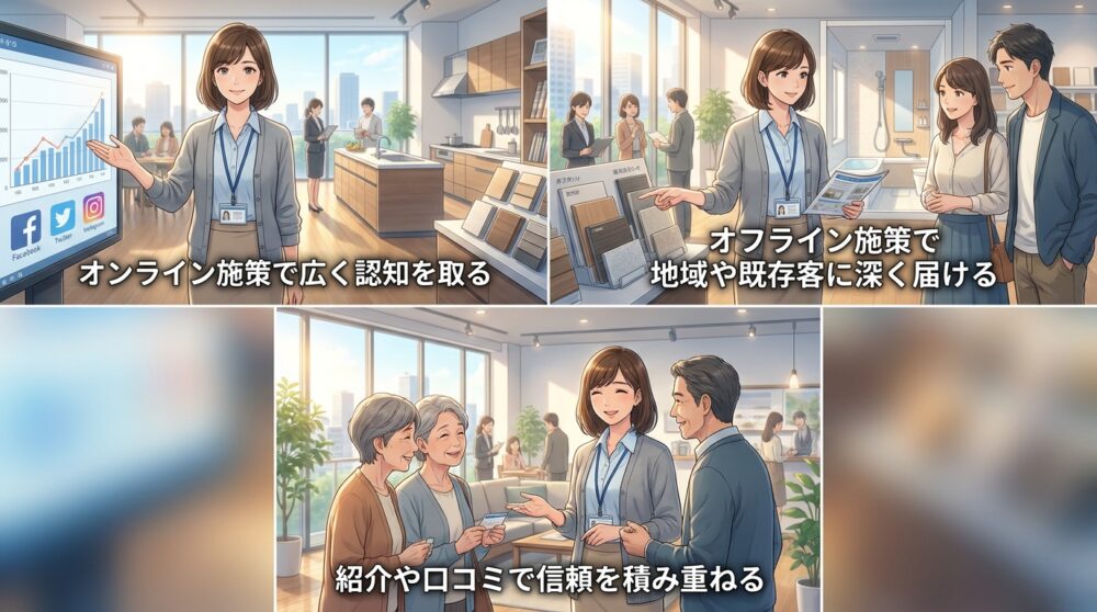 ステップ3:集客チャネルを組み合わせて設計する