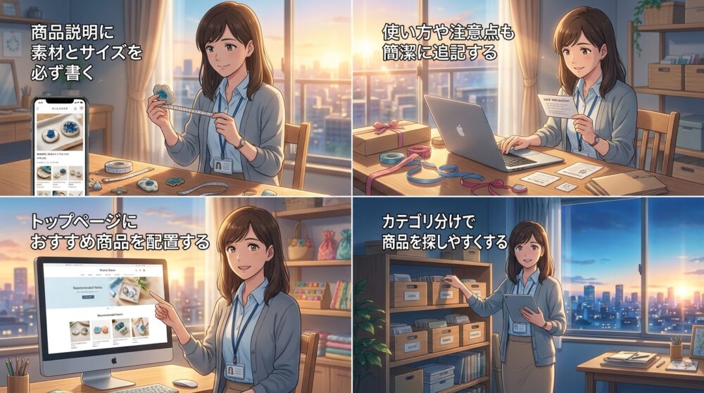 ステップ3:商品説明とページ設計を見直す