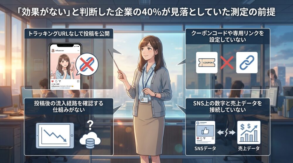 「効果がない」と判断した企業の40%が見落としていた測定の前提