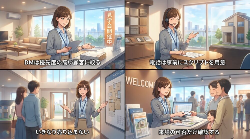 DMと電話の使い分け、ターゲット層で媒体を変える