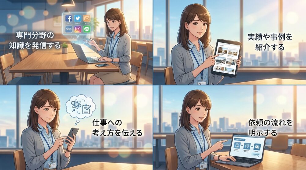 SNSで発信しているのに、仕事の依頼に結びつかない