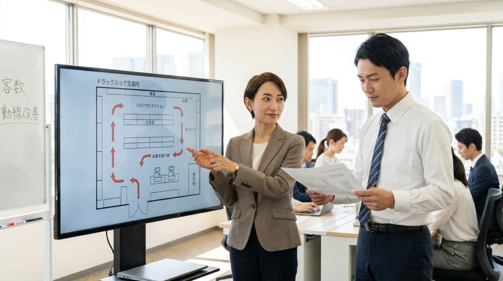 店頭動線の見直しで客数と客単価を同時に上げる方法