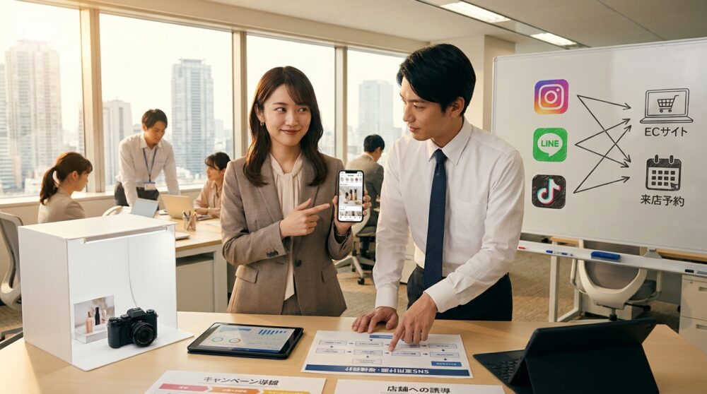 SNSから来店・購入に繋げる導線設計