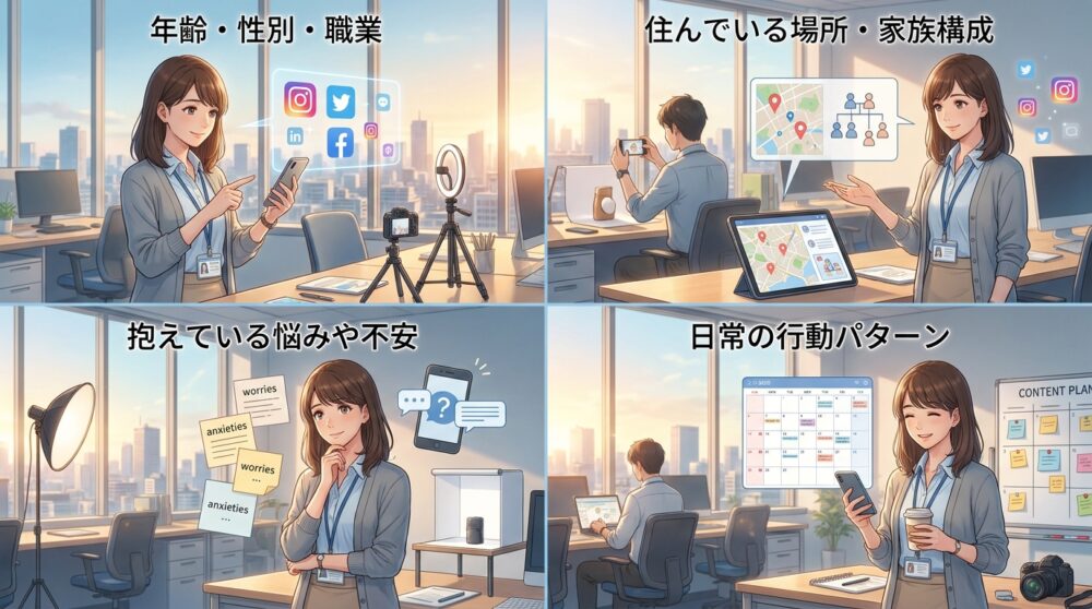 ターゲットを「1人の人物」レベルまで絞り込んでおく