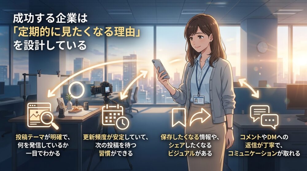 成功する企業は「定期的に見たくなる理由」を設計している
