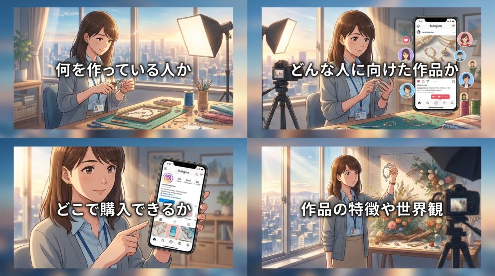プロフィールと販売動線を明確にしておく