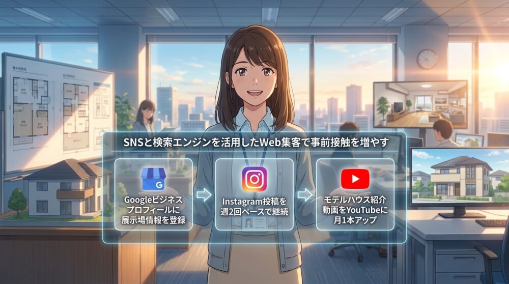 SNSと検索エンジンを活用したWeb集客で事前接触を増やす