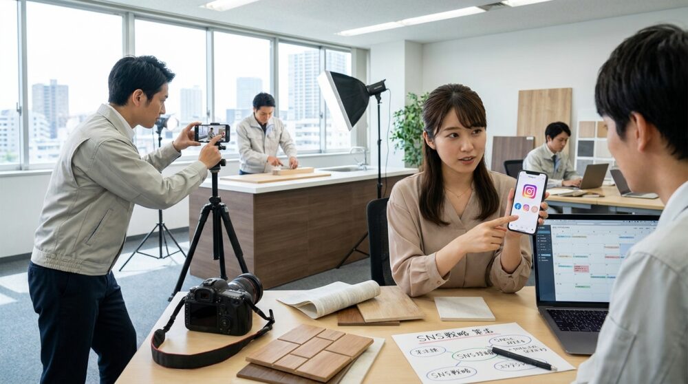 反応を上げるために施工写真より先に投稿すべきコンテンツ