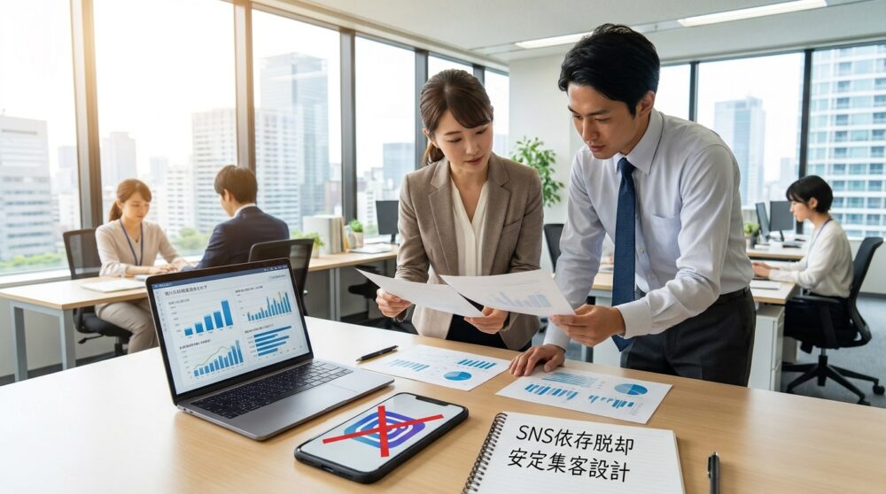 SNS依存から脱却して安定集客に切り替える設計