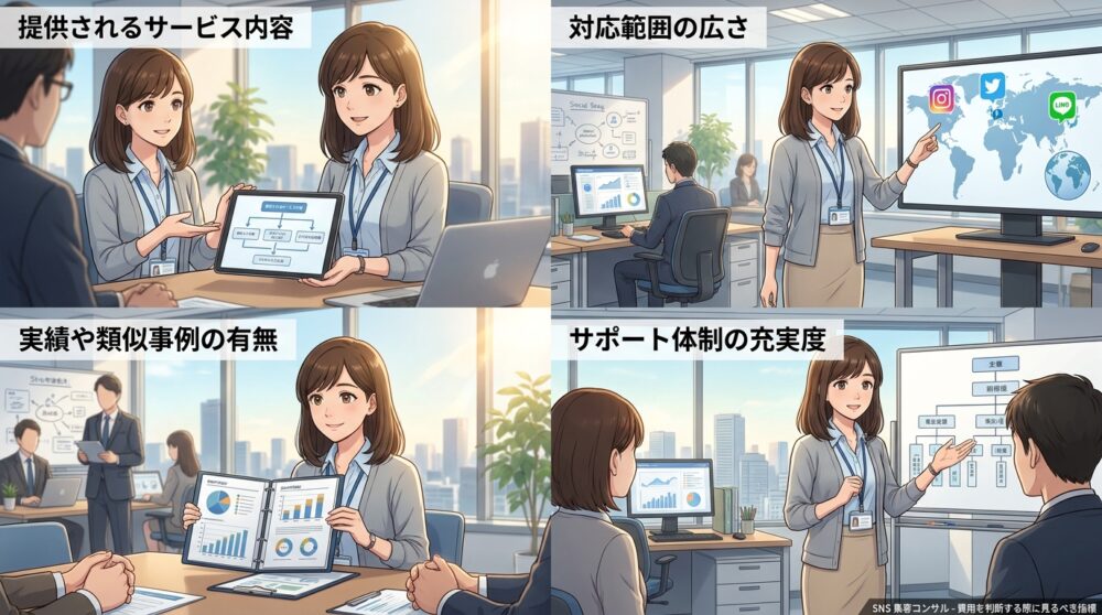 費用を判断する際に見るべき指標