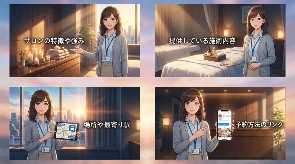 プロフィール欄を予約導線の入口として最適化する