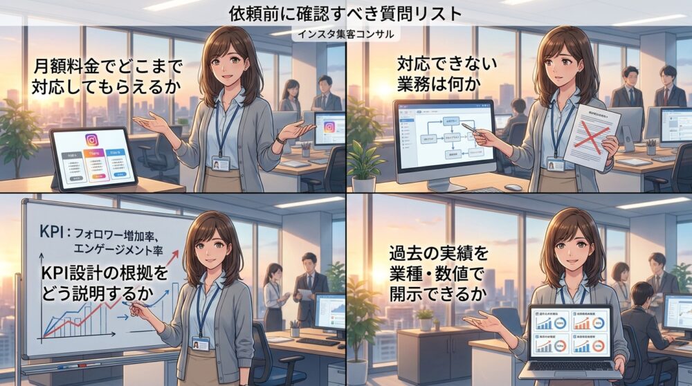 依頼前に確認すべき質問リスト