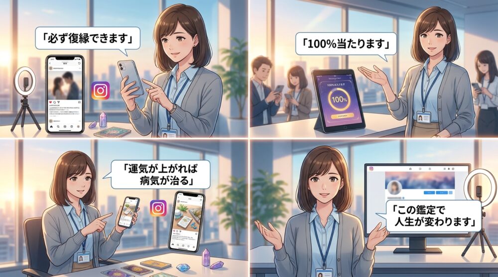 景品表示法と薬機法に抵触する言葉を使わない