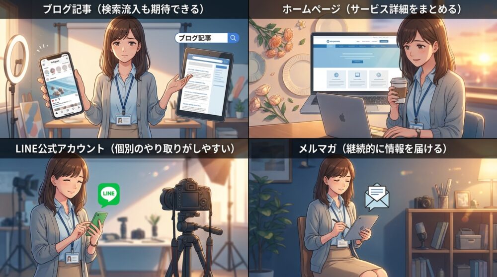 投稿の役割を「認知」に絞り、申込みの受け皿を別に用意する