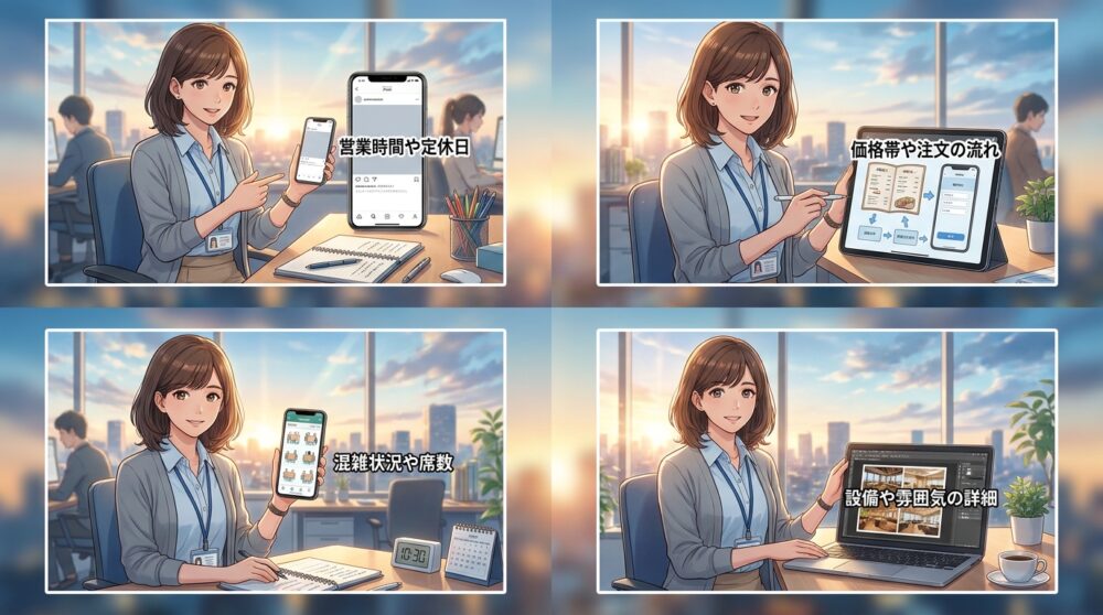 ステップ3:具体的な情報で補足していく
