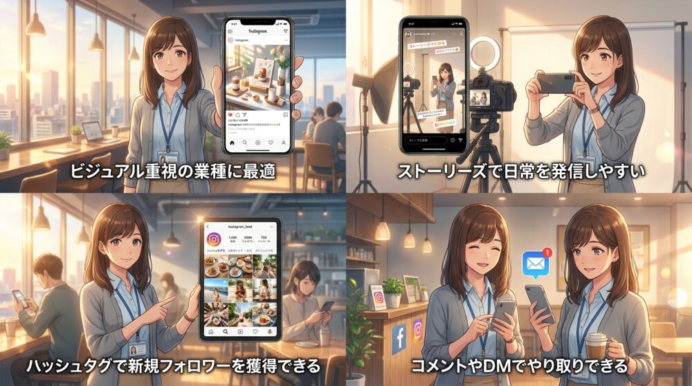 ビジュアルで共感を育てるなら「Instagram」