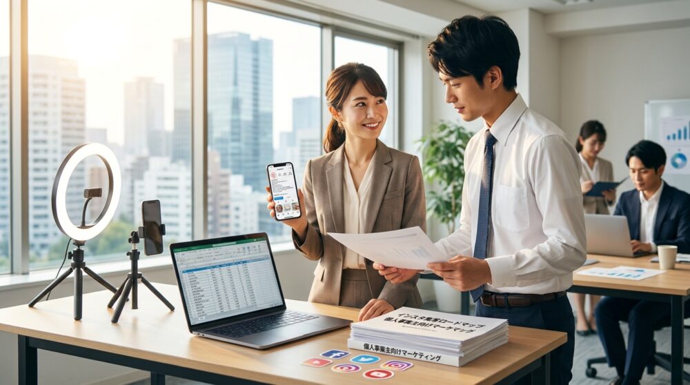 個人事業主でも実践できるインスタ集客の具体的な流れ