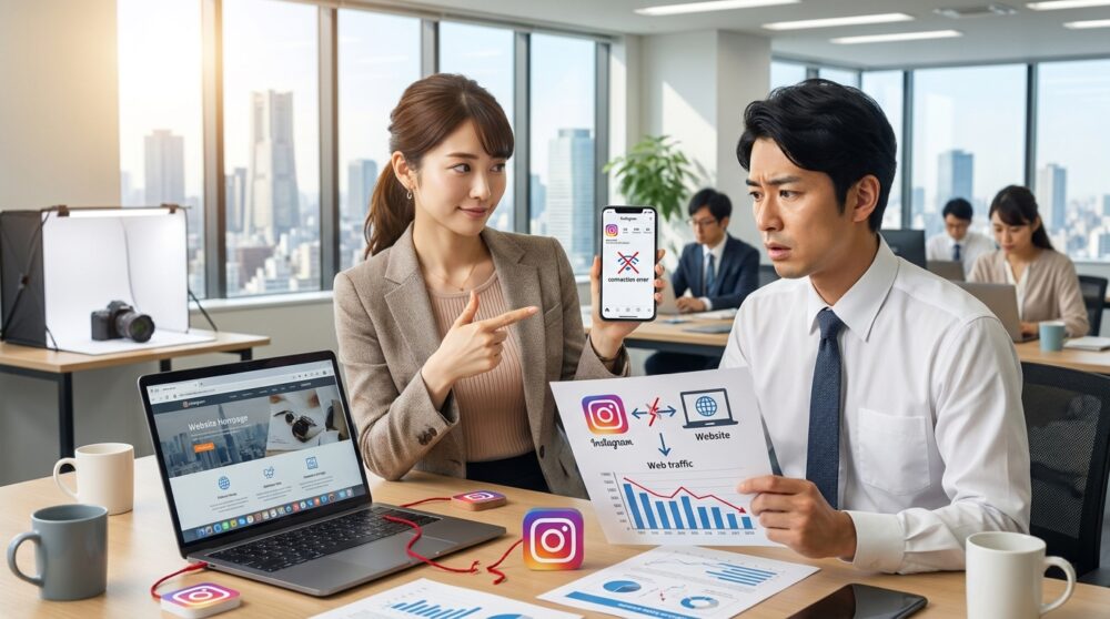 インスタ集客の効果が出ない理由は「導線切れ」にある