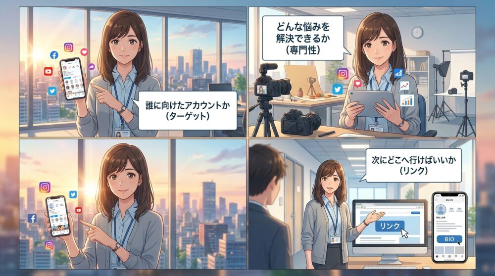 プロフィールを「次の行動」まで誘導できる名刺にする