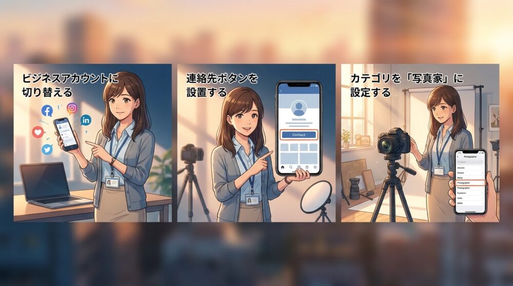 ビジネスアカウント機能を使いこなしておく