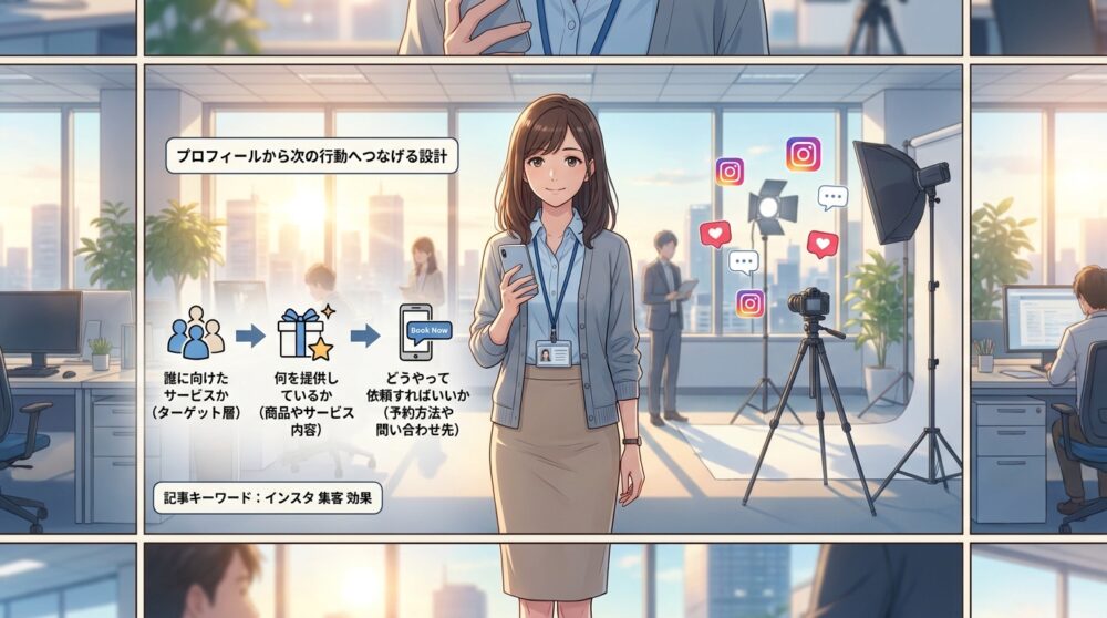 プロフィールから次の行動へつなげる設計