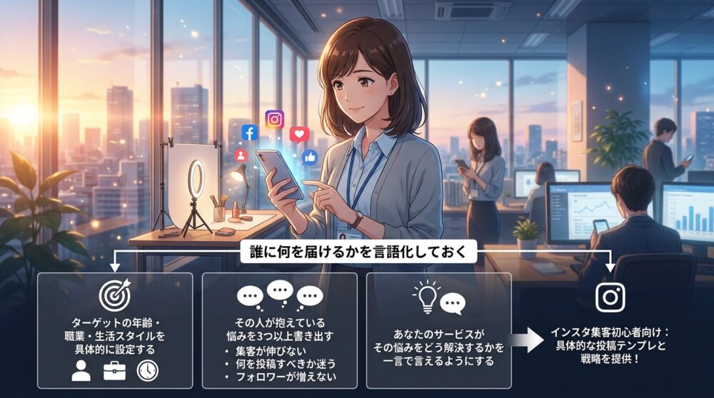 誰に何を届けるかを言語化しておく