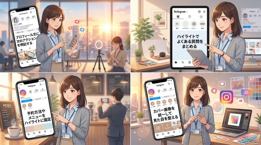 プロフィールとハイライトを「次の行動」へ誘導する導線に変える