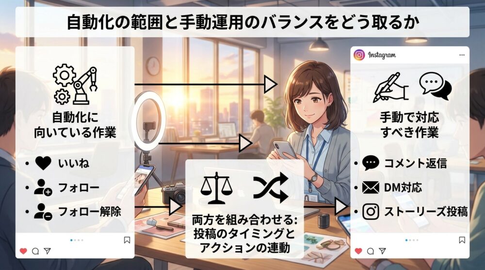自動化の範囲と手動運用のバランスをどう取るか