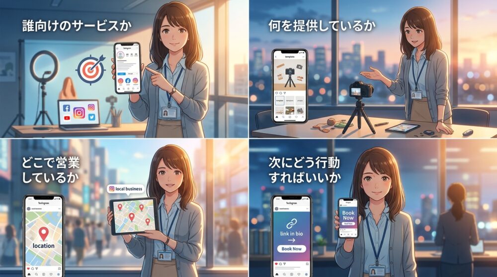 ステップ2:プロフィールを「次の行動」が見える構成に作り変える