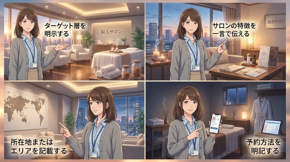 プロフィールで「誰に何が得られるか」を3秒で伝える